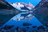 Laguna Torre Reflection print