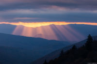 Great Smoky Godbeams print