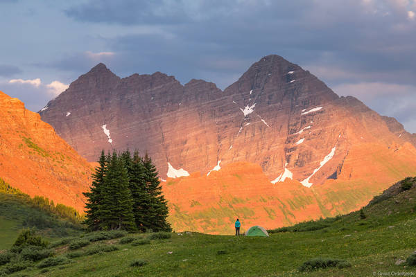 Maroon Bells Sunset