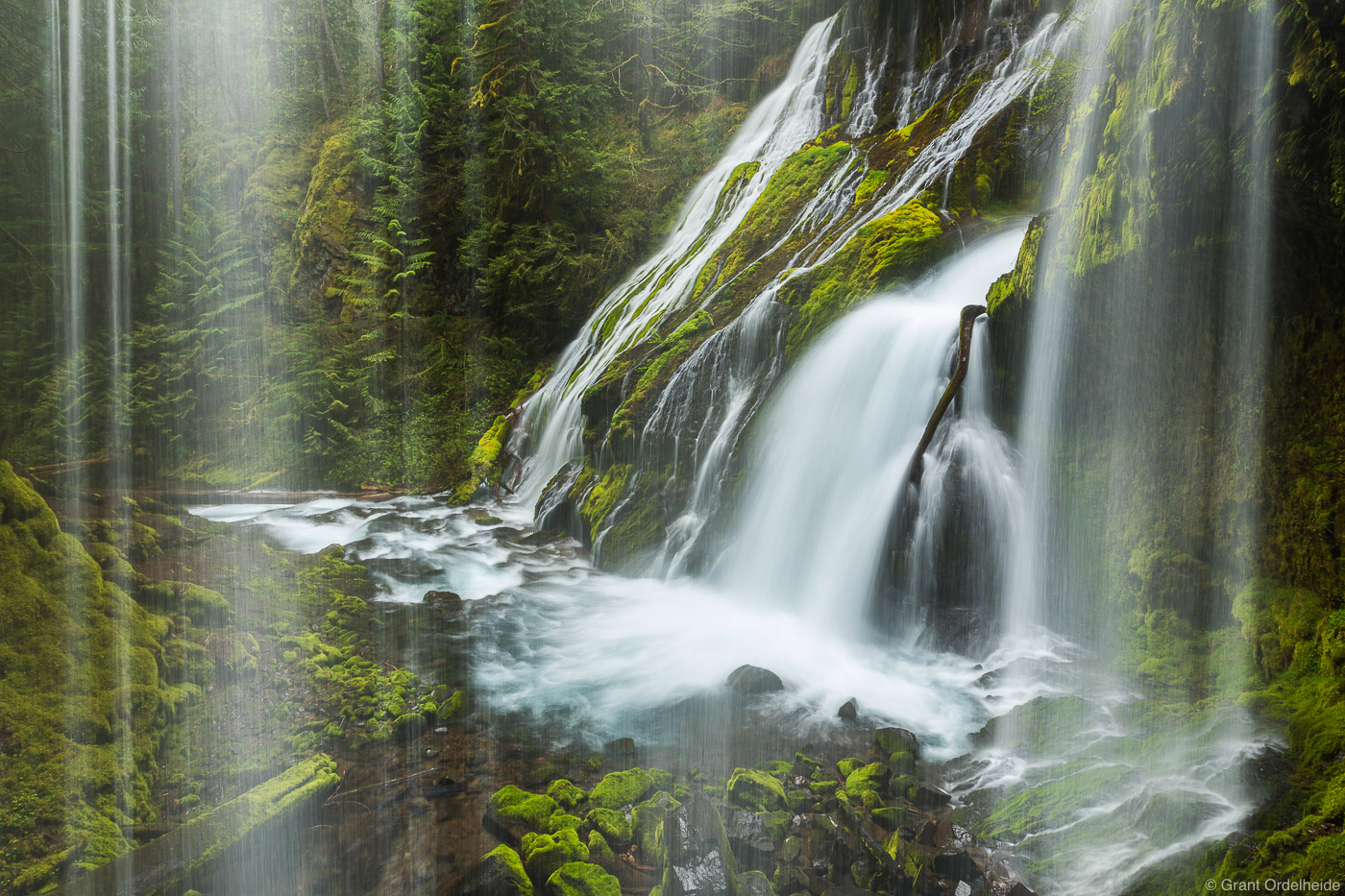 Panther Creek Falls near the Columbia River Gorge in Washinton State.