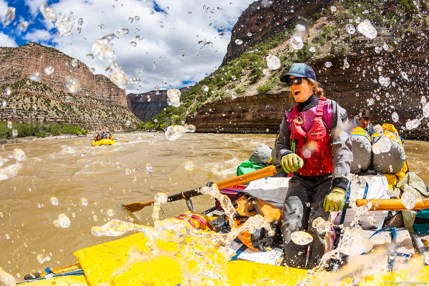 Whitewater rafting on the Green River in Dinosaur National Monument