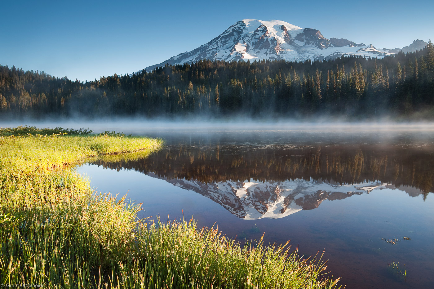 Refection Lakes Mt. Rainier National Park, Washington, USA Grant